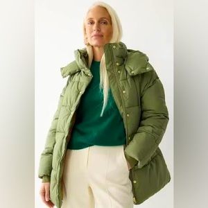 J Crew Chateau Puffer Parka XL